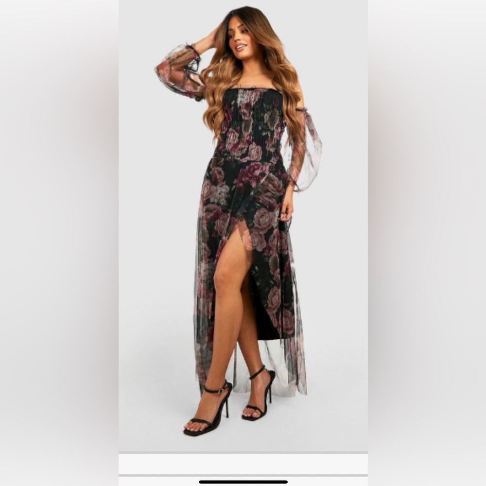 Boohoo never worn wedding guest dress